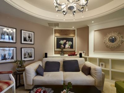 太湖雍华府115平方三室混搭装修案例