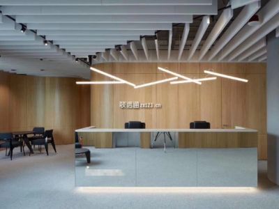 498平现代风格办公室装修案例