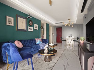 金地艺境松山湖103平方三室现代装修案例