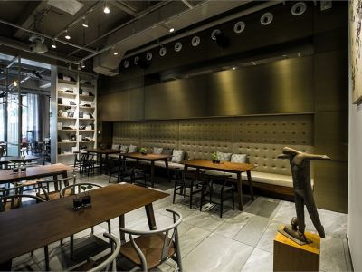 咖啡厅现代风格340平米装修案例