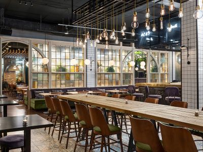 咖啡厅复古风格400平米装修案例