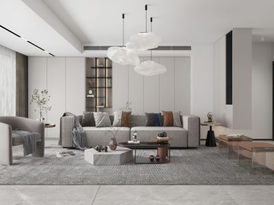 华发首府143平米现代轻奢四居室装修案例