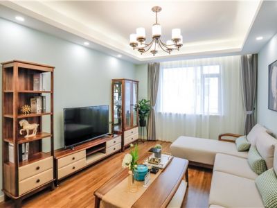 塔山首座欧式简约风格82平装修案例