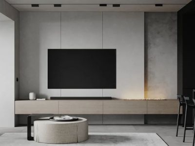 中国铁建·花语天境现代风格105平米装修案例