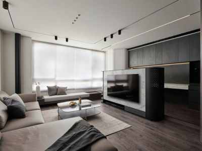 融信·天澄现代风格138平米装修案例