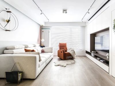 中南·樾府88平现代风格二居室装修案例