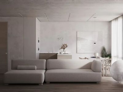 望湖玫瑰园北欧风格103平米装修案例