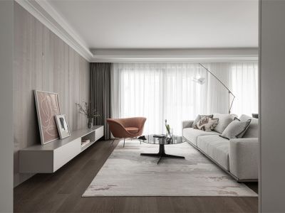 湖西映月现代风格97平米装修案例