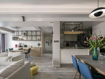 金融街金悦府103平方三室现代装修案例