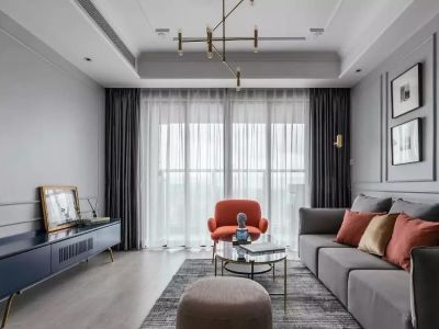 元琦林居轻奢风四居室146平米设计效果图案例