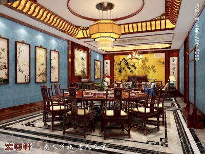 中式400平米别墅装修案例