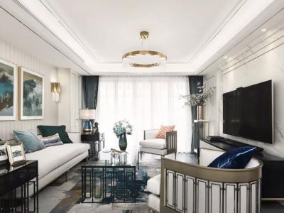 中和家园美式风格125平米三居室装修案例