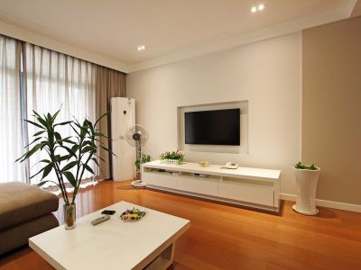 金地外滩8号127平方四室现代装修案例