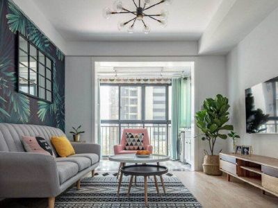 景湖名郡127平方四室现代装修案例