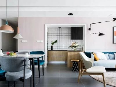 嘉宏锦城135平方四室北欧装修案例