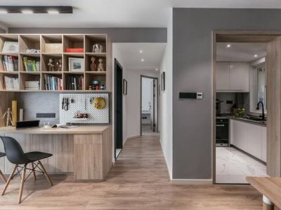 万科汉邦松湖半岛89平方两室现代装修案例