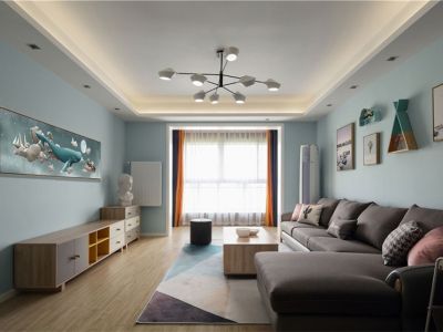 怡美家园北欧风格120平米三居室装修案例