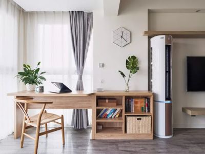 美的招商东樾90平方三室简约装修案例