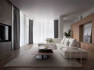 鹿园华府98平简约风格二居室装修案例