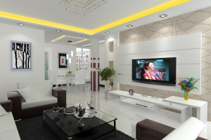 [成都家宝装饰]客厅需要做石膏线吗,有什么技巧