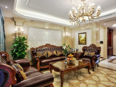 金橘新苑113平米三居室欧式装修案例