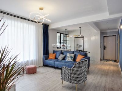 恒大御景113平北欧极简风格装修案例