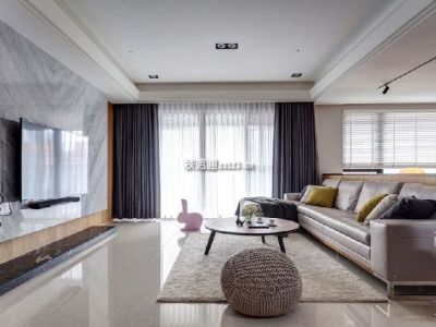 朗基和今缘135平现代简约风格装修案例