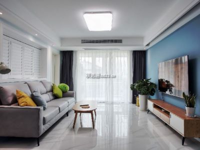 环球汇广场117平现代简约风格装修案例