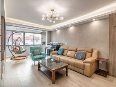 世纪中心118平现代简约风格装修案例