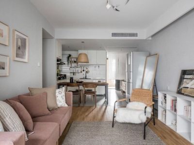 西蜀御景88平混搭风格装修案例