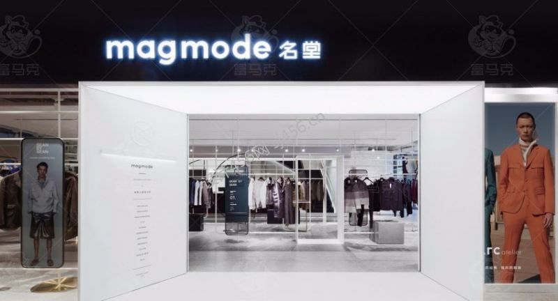 现代风格600平米服装店门头装修效果图