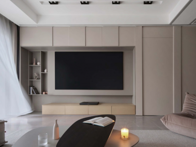 中星怡景花园114平米三居室现代装修案例