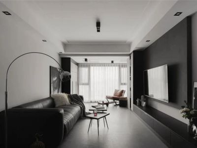 盛邦大都会现代风格134平米装修案例