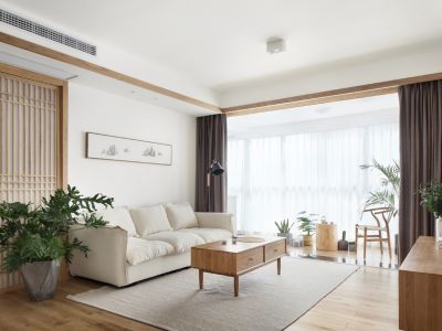 汇金荷花日式风格99平装修案例