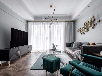 东辰澜悦混搭风格131平装修案例