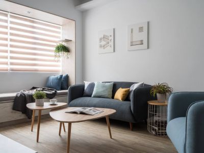 金龙·金色时代65平米北欧风二居室设计效果图案例