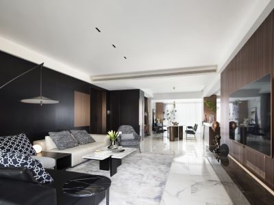 碧桂园天御湾121平方四室现代装修案例