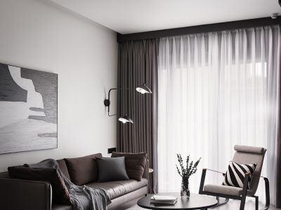 保利·天悦88平简约风格二居室装修案例