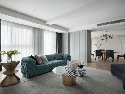 御锦城145平欧式风格三居室装修案例