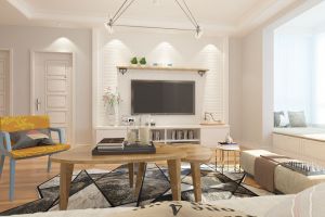 [百家装饰公司]如何设计一款不容易过时的电视背景墙设计