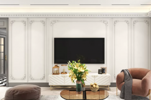 涿州三室二厅二卫小区房法式轻奢