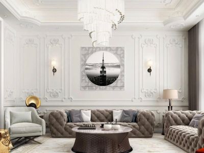 万丰岭上建安新古典风格194平装修案例