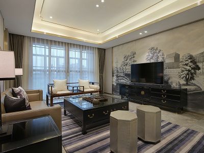 碧桂园天御湾360平方别墅新中式装修案例