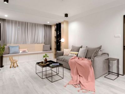 融创唐轩府120平米现代简约三居室装修案例