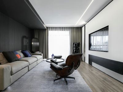 华润置地·未来城市118平简约风格三居室装修案例