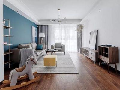 冠庭园现代风格120平米三居室装修案例