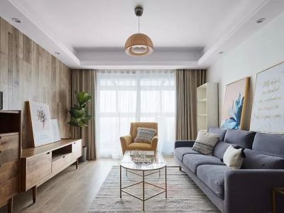 泽润幸福城现代风格117平米三居室装修案例