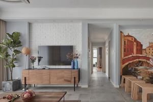 [恩林好管家装饰]电视墙壁纸什么颜色好 电视背景墙壁纸选择要领