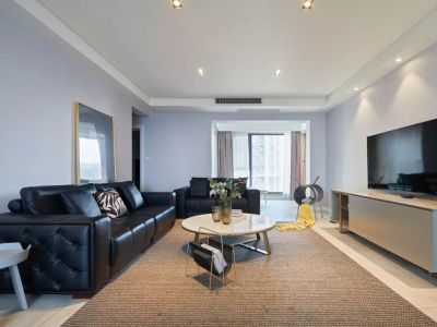 富力华庭160㎡四居室现代风格装修案例