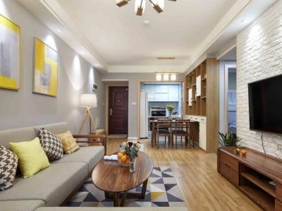 四季映像106平现代简约风格装修案例